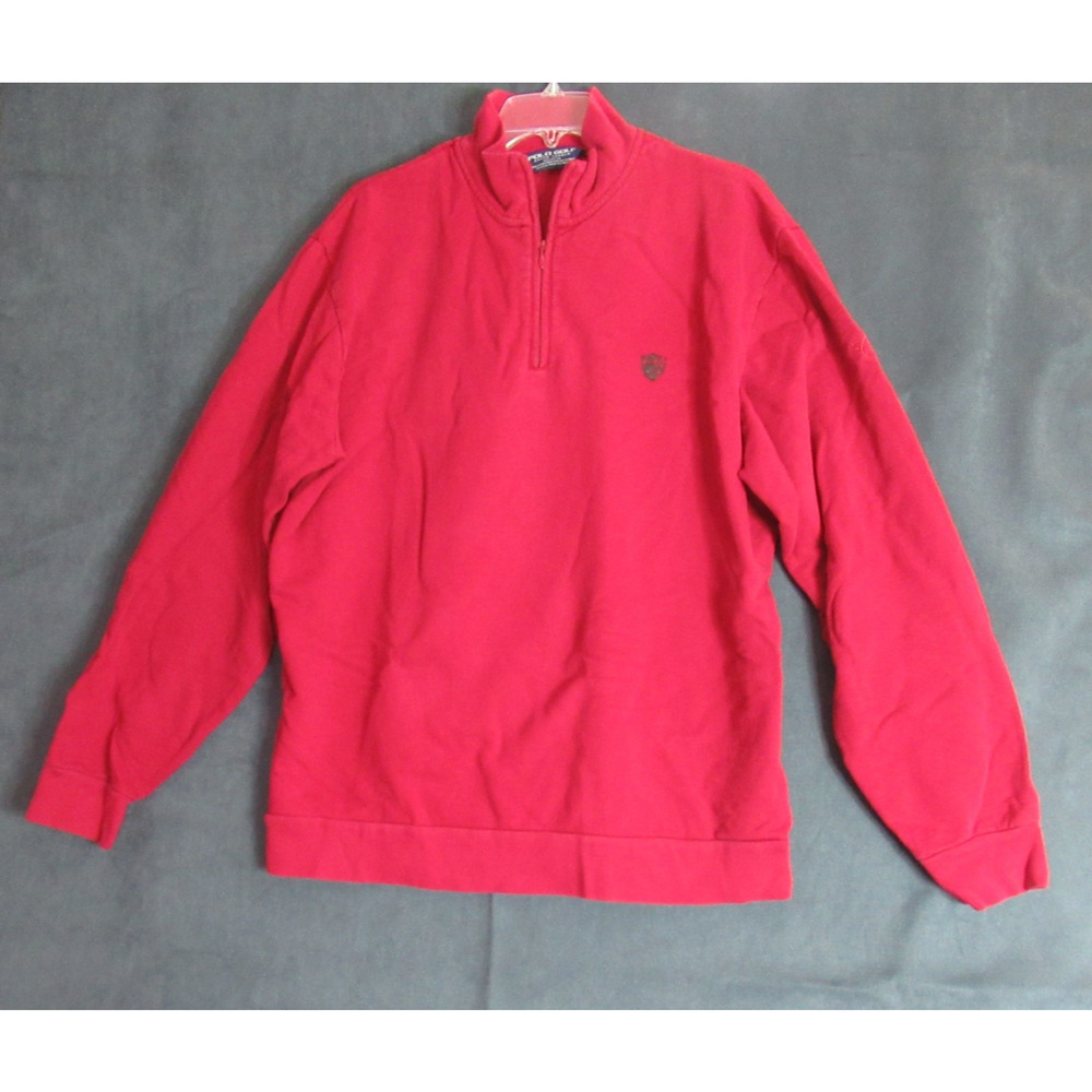 Polo Golf Ralph Lauren Pullover Men Size XL 1/4 Zip Sweatshirt Country Club Logo